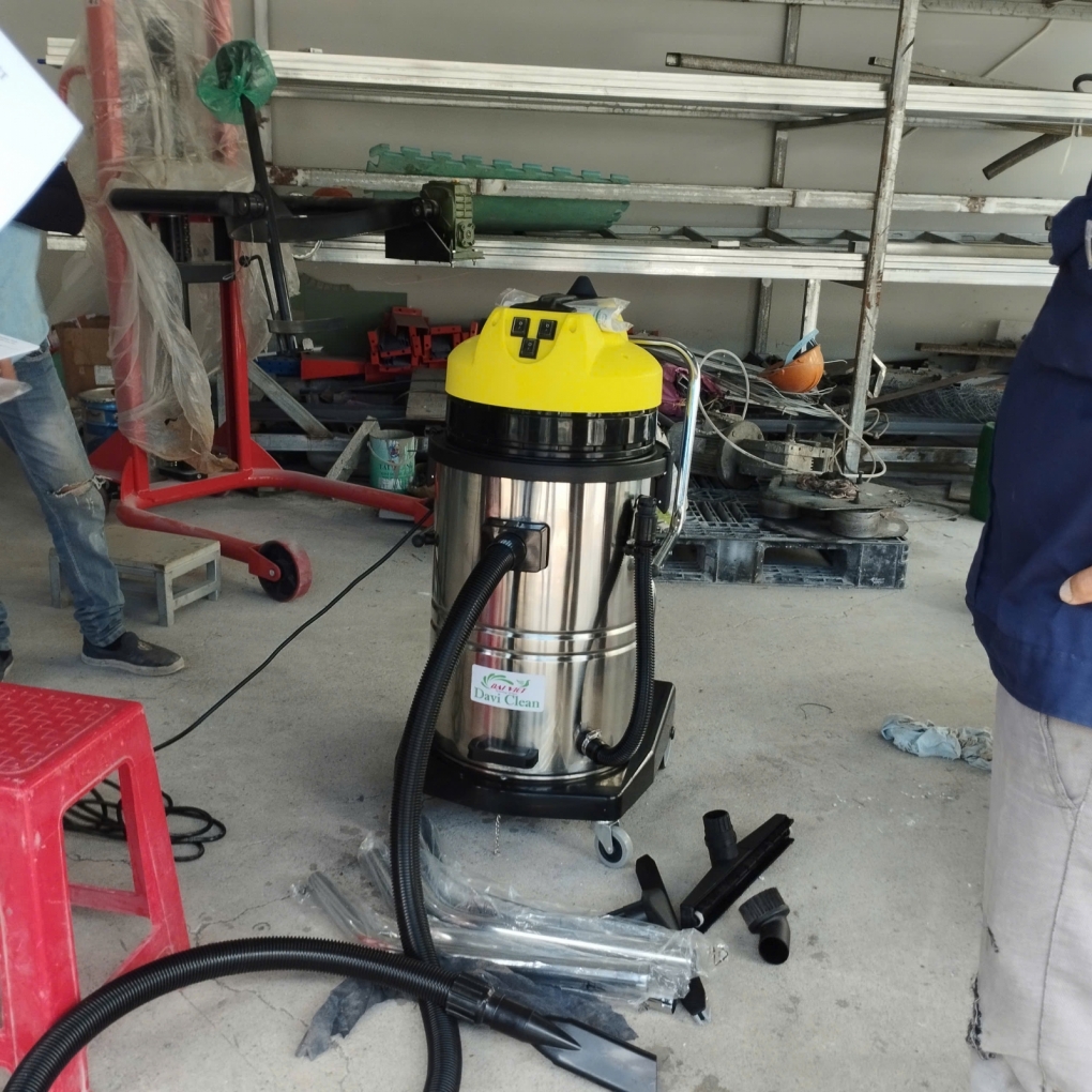 Máy Hút Bụi Nước Công Nghiệp và Nhà Xưởng 90 Lít (4500W) Model: DV3-90JP - [2 Lõi Lọc HEPA]